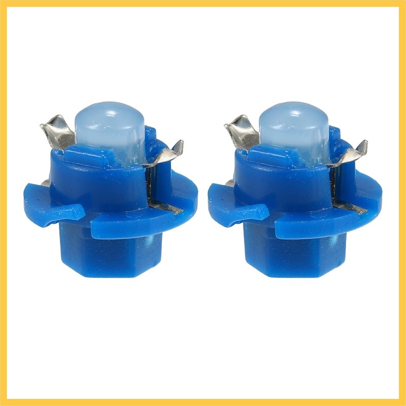 REPAIROCK 10pcs DC 12V T5 B8.4D LED Dashboard Light Blue for Car Internal Auto Replacement Parts - Image 4